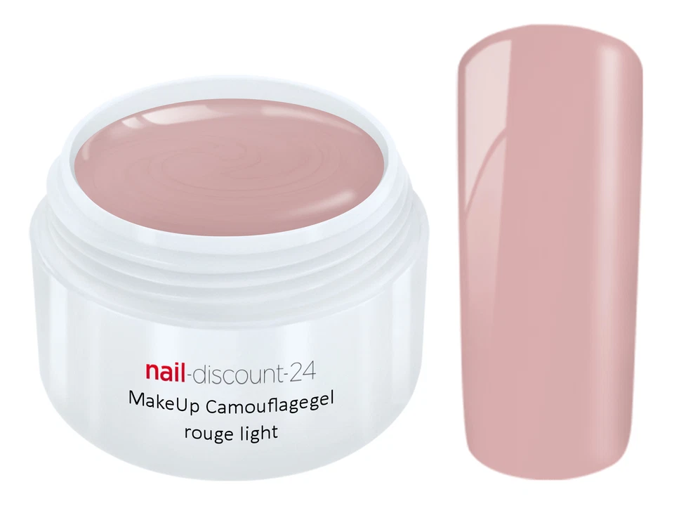 Make Up Camouflage UV LED Gel Aufbau Nagel Cover Rouge Natur Milky Rosa 5 15 30 - Bild 4 von 4