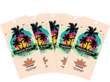 5 Hawaiian Breeze 200X Bronzer Tanning Lotion Packets