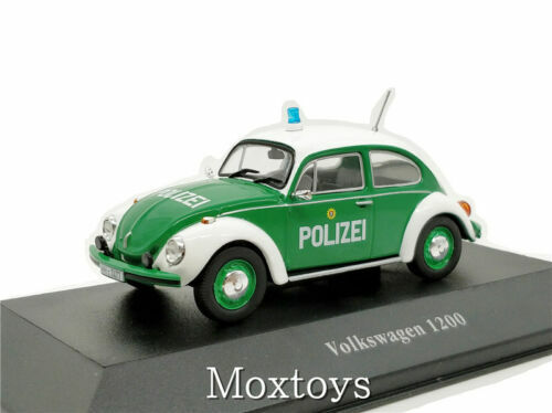 Atlas 1/43 Volkswagen Beetle 1200 Police Green | eBay