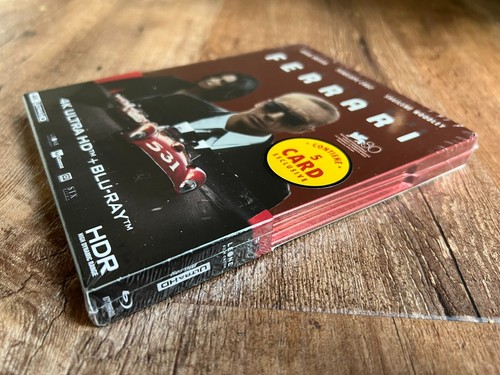 Michael Mann's Ferrari w. Steelbook (4K UHD + Blu-ray, Import, Region Free) NEW - Picture 5 of 6