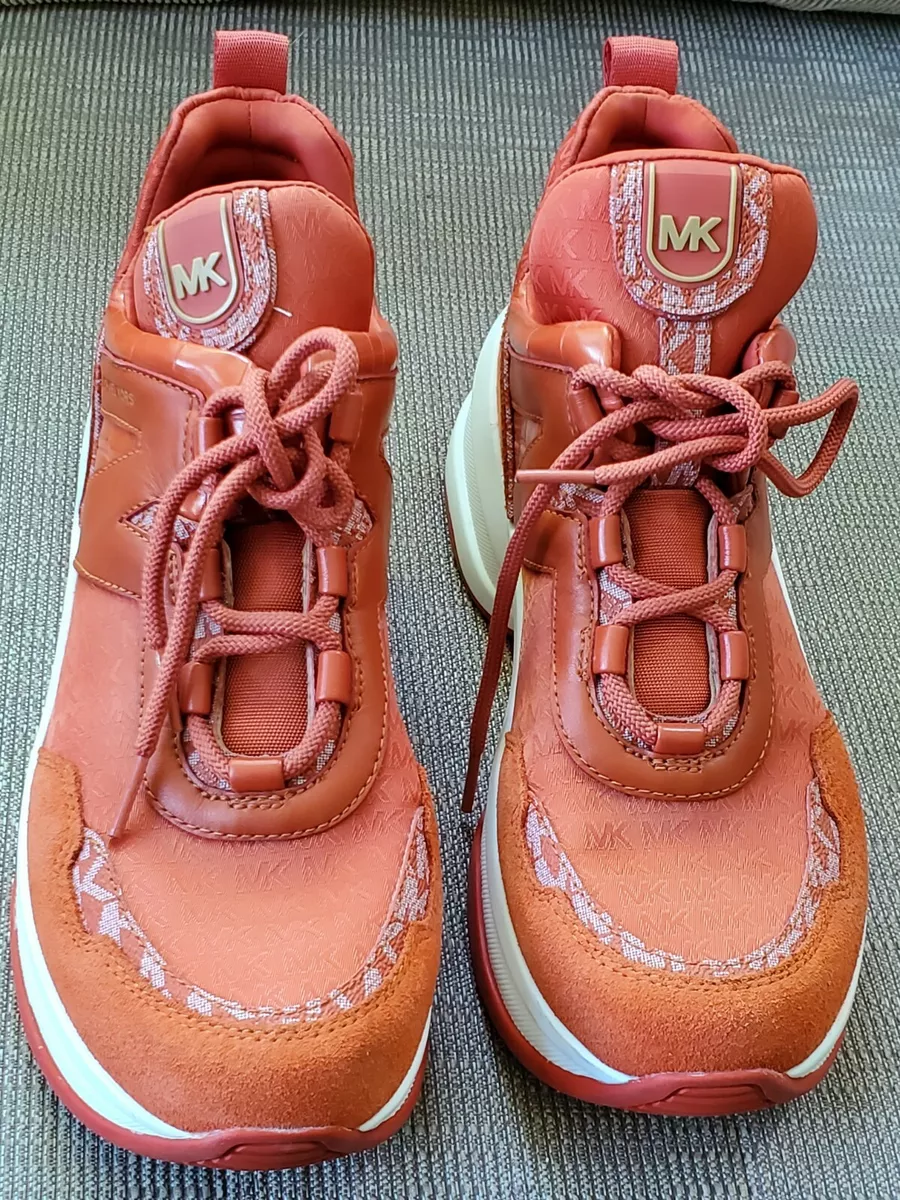 Michael kors 2024 shoes womens orange