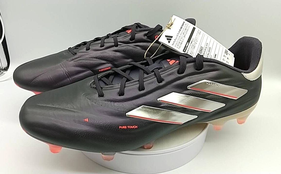 adidas Soccer Cleats COPA PURE 2 ELITE FG Aurora Black/Platinum