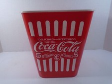 COCA COLA--9" POPCORN PLASTIC BUCKET (LOOK)