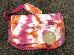 New Pottery Barn Kids Pink Tye Dye Messenger Bag Gear Up