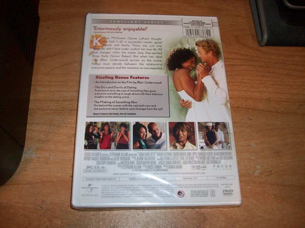 Something New DVD 2006 Full Frame Mike Epps Comedy Movie NEW