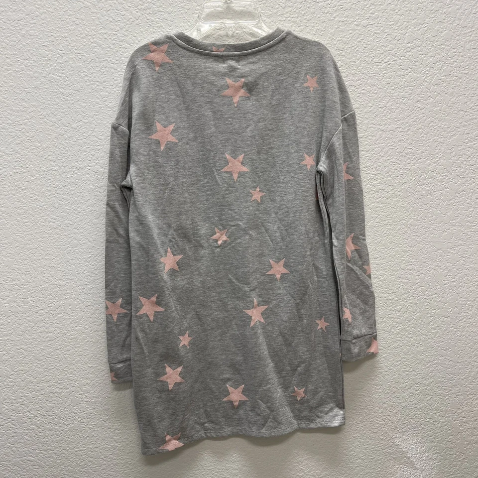 True Craft Niñas Sudadera Grande Túnica Vestido Estrellas Mangas Largas Atletismo Foto 2 de 4