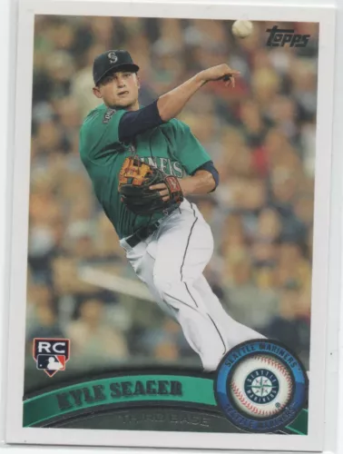 2011 Topps Update Baseball #US308 Kyle Seager SEATTLE MARINERS Rookie Card 27