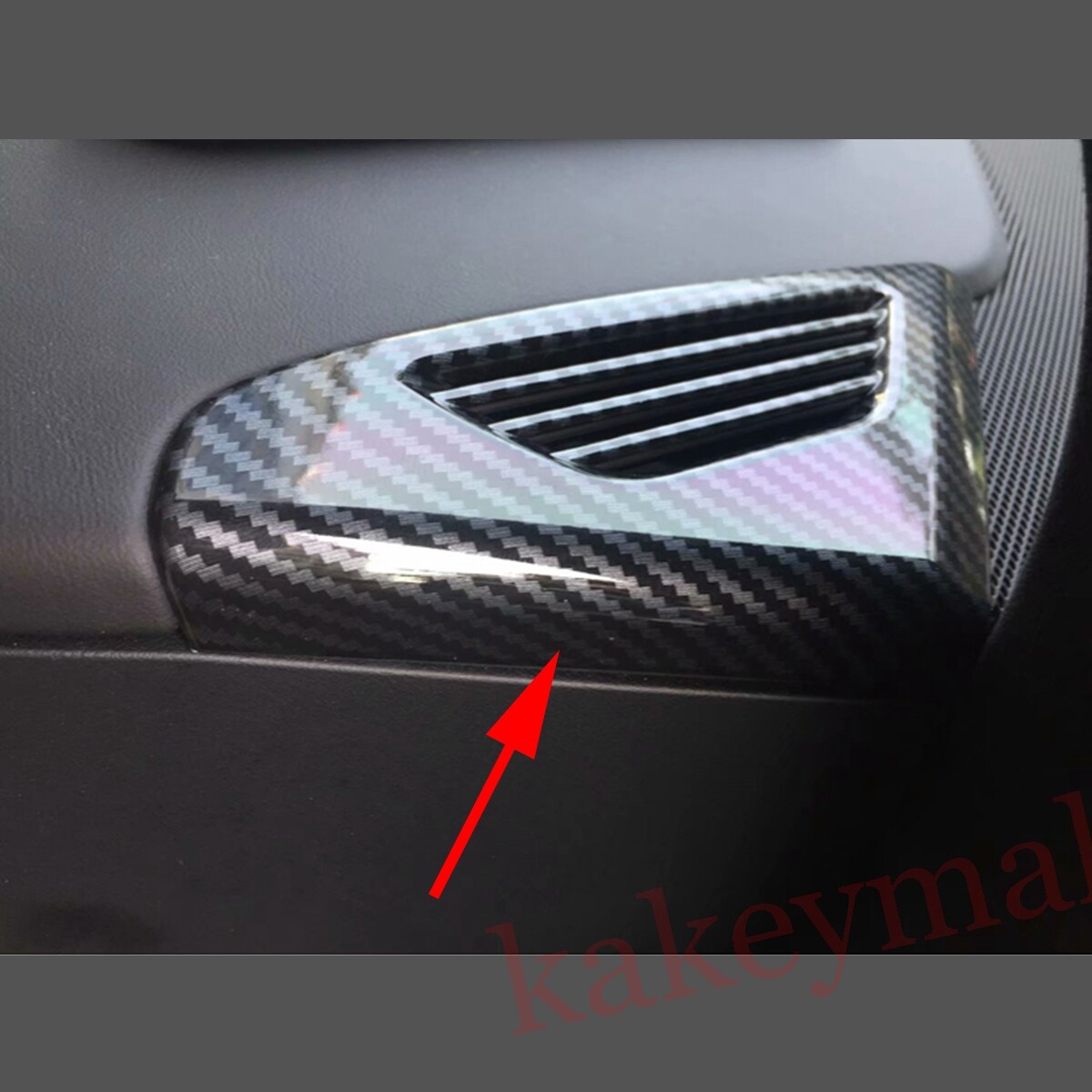 Accessories Side Air Outlet Vent Frame Cover Trim For Tesla Model X 2016-2021