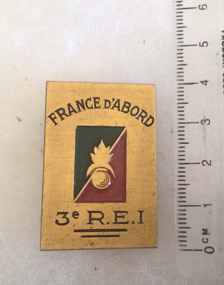 Insigne Légion Étrangère RMLE Indochine - Dragon 33mm - Neuf, Fabrication Française