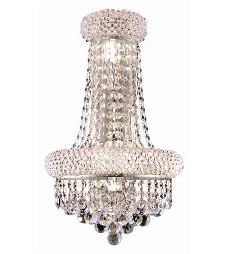 Aplique de pared de cristal 4 lámparas comedor dormitorio baño o pasillo 17" Foto 2 de 4