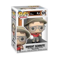 Funko POP! The Office - Dwight Schrute with Volleyball Figure #1670 + Protector
