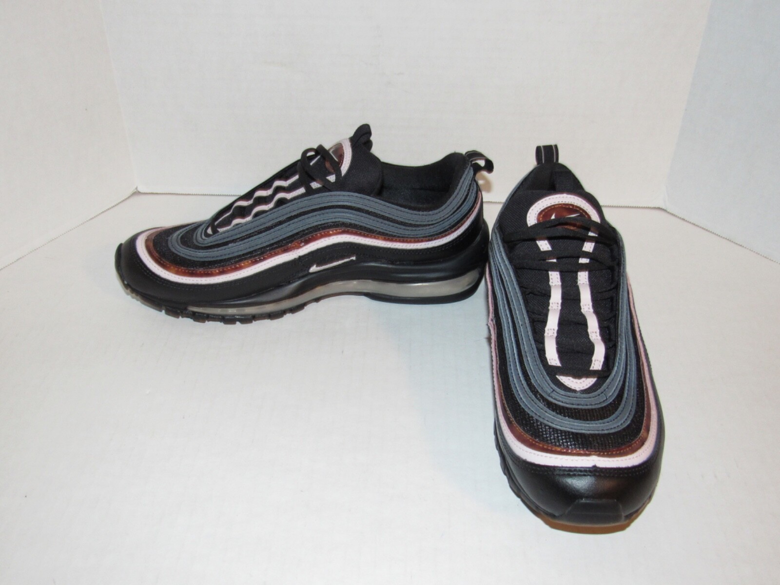 Nike Air Max 97 Woodgrain Black Barely Rose Shoes 720 CU4751-001 Womens Size 10