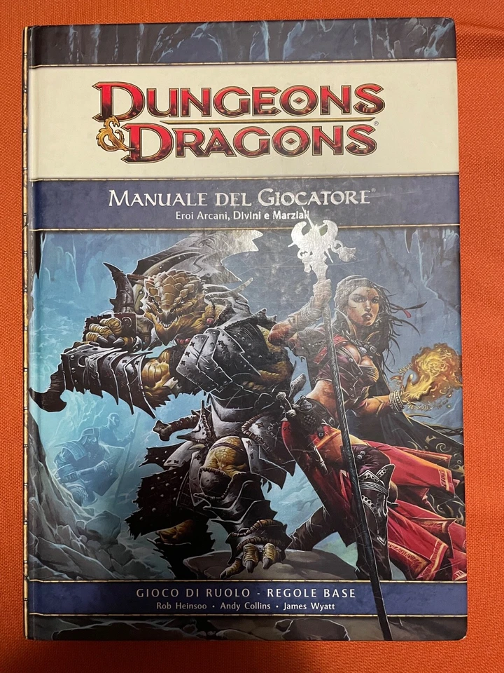 D&D DUNGEONS & DRAGONS v4 MANUALE MASTER+GIOCATORE+MOSTRI IN ITALIANO COME NUOVI - Immagine 2 di 4