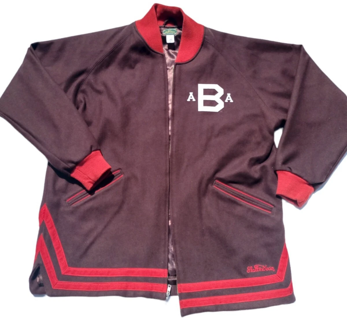 Stall & Dean Ivy League Collectio Brown University Football Jacket 4XL Coat Rare - product detail image 1