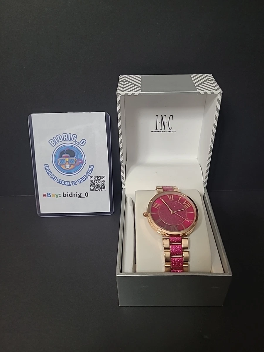 INC International Concepts Gold Womens Watch 39mm New in Box I.N.C. International Concepts Women main image 4