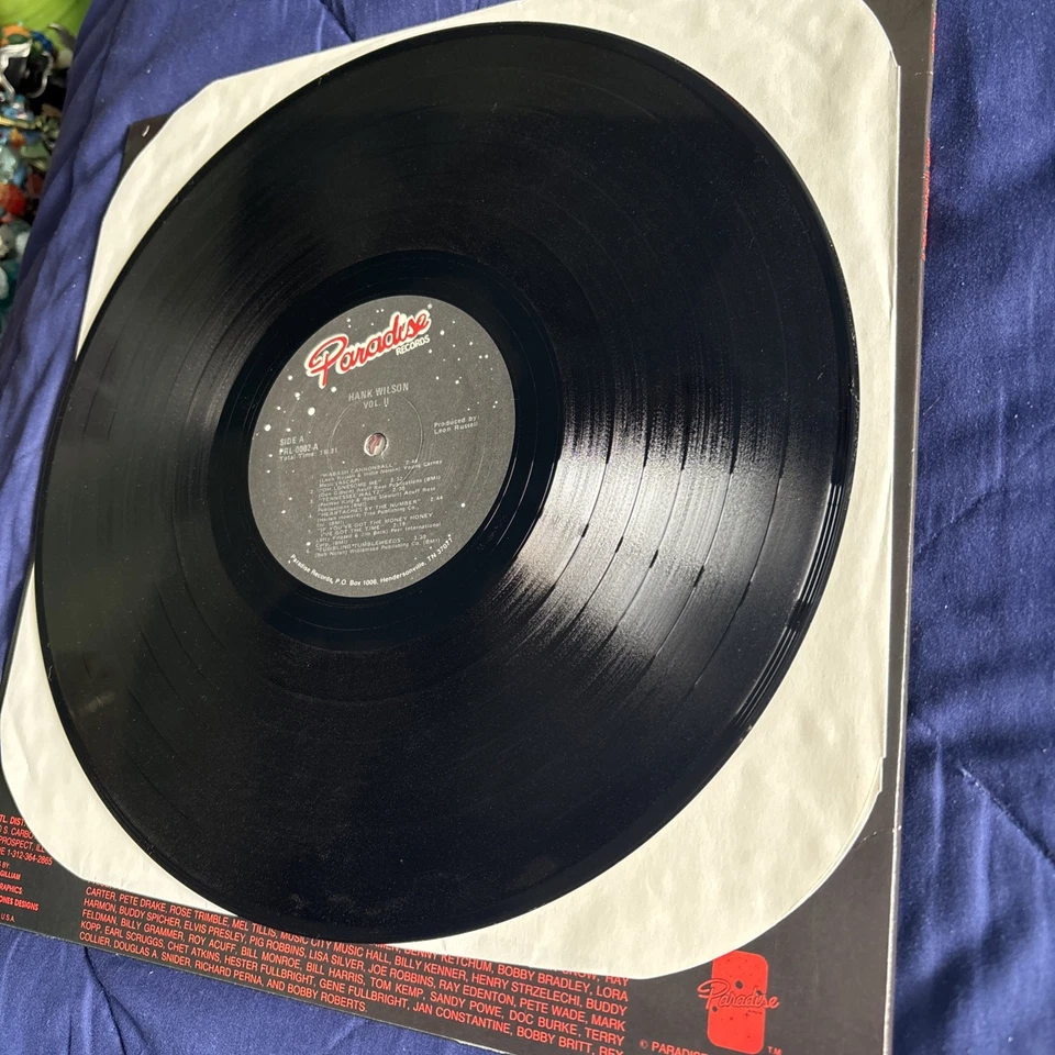 Leon Russell Hank Wilson Vol. 2 1984 M-EX Vinyl rare Country - Image 3 of 4