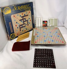 1977 Deluxe Scrabble Game Complete in Very Good Condition FREE SHIPPING