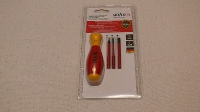 Wiha Schraubendreher-Set SoftFinish slimVario electric 4 -tlg.