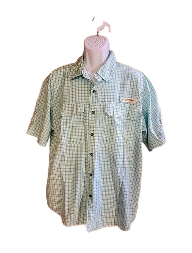 Chemise Magellan Fish Gear homme 4XL bleu pêcheur coupe Mag