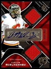 2007-08 SPx Curtis McElhinney Rookie Auto 390/999 Calgary Flames #207
