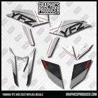Yamaha Yfz450 Yfz 450R Replica Decals 2022 Black Model Graphics Kit Stickers