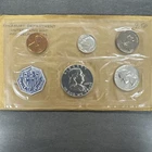 1962 Proof Set Silver Franklin Half Dollar And Washington Quarter