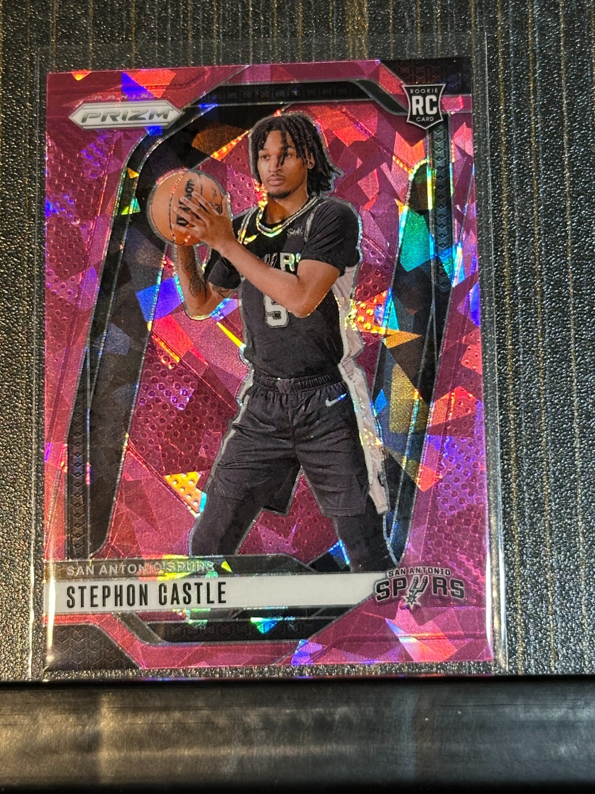 2024-25 Panini Prizm - Stephon Castle #234 Pink Ice Prizm (RC)