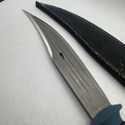 Vintage Condor Jungle Bowie Blue High Carbon Steel Fixed Blade Knife W Sheath — photo 5
