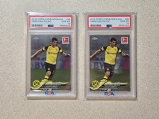 PSA 10 Christian Pulisic 2018 Topps Chrome Bundesliga #90 GEM MT | Lot x2 USA