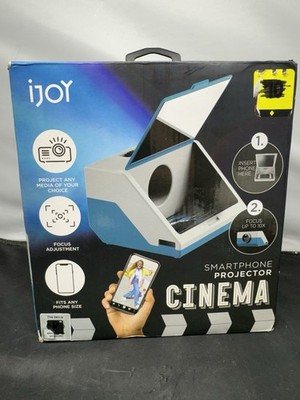 iJOY Smartphone Projector Cinema LCD 16:9 1080p Max Short Throw Blue/White