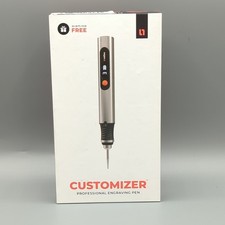 Culiau Customizer Professional Engraving Pen- USB Box Manual Silver Portable