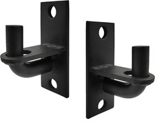 2 Pack Wall Mount Heavy Duty Chain Link Fence Gate Hinges with 5/8 Hinge Pin Sc