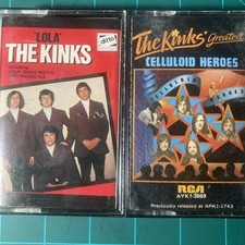 The Kinks Cassette Tape Lot Celluloid Heroes