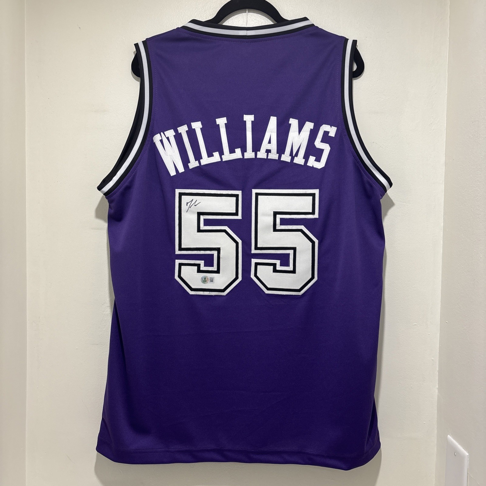 Jason Williams Autographed Signed Sacramento Kings Jersey Beckett COA 