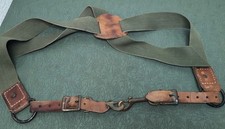 Vintage Ruff 'n Ready 152 Fishing Harness Belt Leather Canvas I52