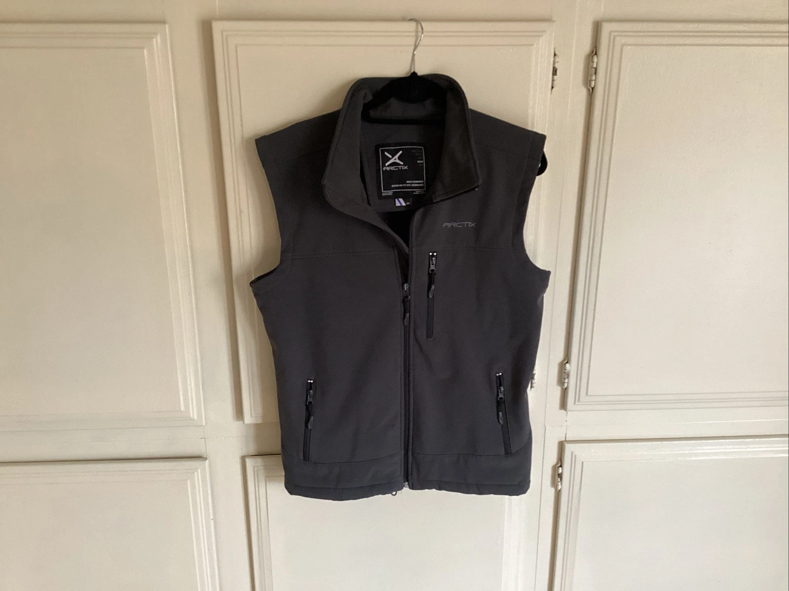 ARCTIX Performance Vest Shell Charcoal Zip Up Men’s Medium