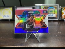2022 Panini Prizm WWE Red White & Blue Prizm Cedric Alexander #69