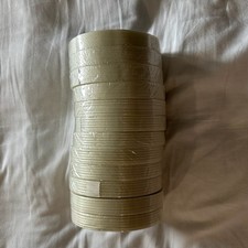 Lot of 12, Filament Reinforced Strapping Fiberglass Tape 3.9 mil 3/4 in x 60 yds
