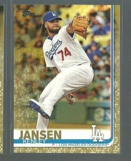 2019 Topps Gold #129 Kenley Jansen 1388/2019 (ref 68422)