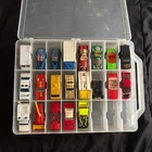 Vintage Hot Wheel/matchbox Lot of 21 with Vintage Carrying Case