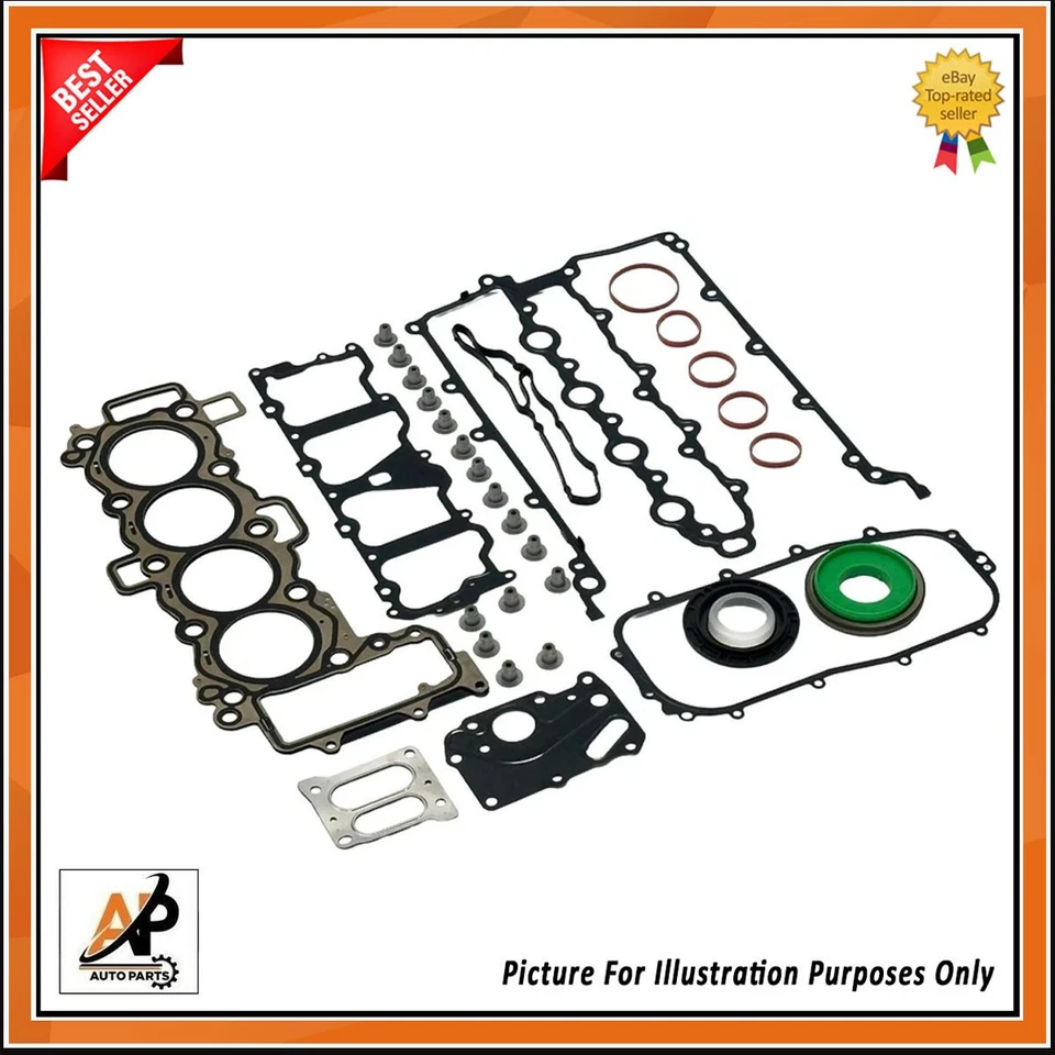 FULL GASKET SET FOR JAGUAR E-PACE F-PACE XE XF 2.0 PETROL ENGINE AJ20P4, PT204 - Image 2 of 4