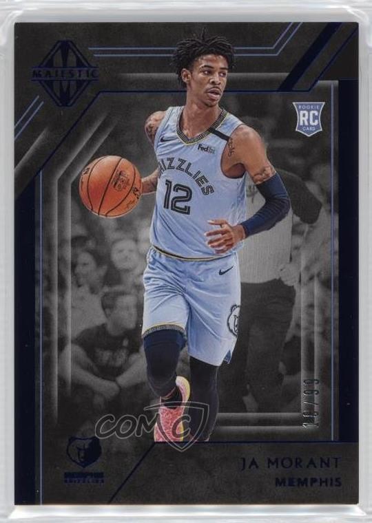 2019-20 Panini Chronicles Majestic Blue 18/99 Ja Morant #357 Rookie RC 0s5s