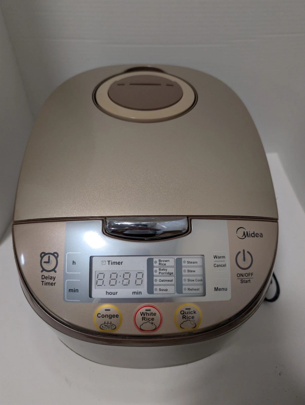 Midea Rice Cooker, Digital Multi-Functional Ricer Cooker/Steamer Brown MB-SF5017
Opens in a new wind