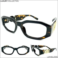 Classic Elegant Hip Hop Gangster Lensless Eye Glasses Thick Frame Only NO Lens