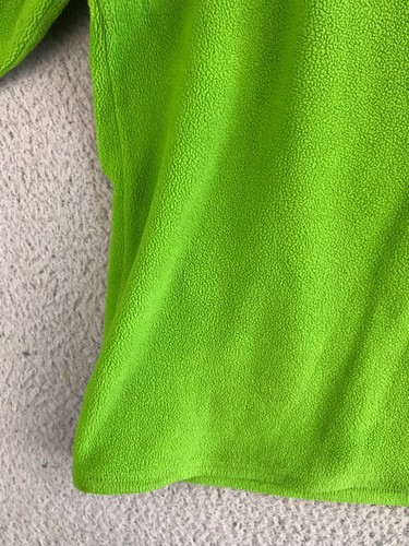 The North Face Sweater Boys XL 18/20 Green 1/4 Zip Fleece Pullover Logo Light - Picture 7 of 17
