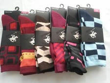 BRAND NEW BEVERLY HILLS POLO CLUB GIRLS MID CREW SOCKS ASSORTED COLORS DESIGNS