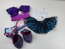 Build A Bear BABW Clothing Honey Girls Outfit With Glitter Boots  Guitar