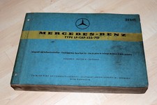Ersatzteilliste Mercedes LP 710 , LAP 710 , 323 Frontlenker LKW 4x2 und 4x4