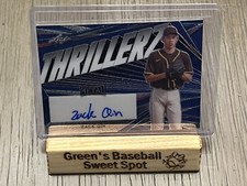 2022 Leaf Metal Zack Qin Thrillerz Auto 2/5 San Diego Padres