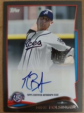 MIKE BOLSINGER 2014 Topps Pro Debut Autograph 